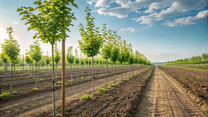 Obraz premium tree plantation