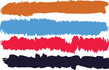 brush strokes in rectangular shape for backdrops. Colorful artistic hand drawn background