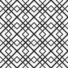  Geometric abstract 
 seamless pattern black and white background. Decorative fashion wallpaper print.
