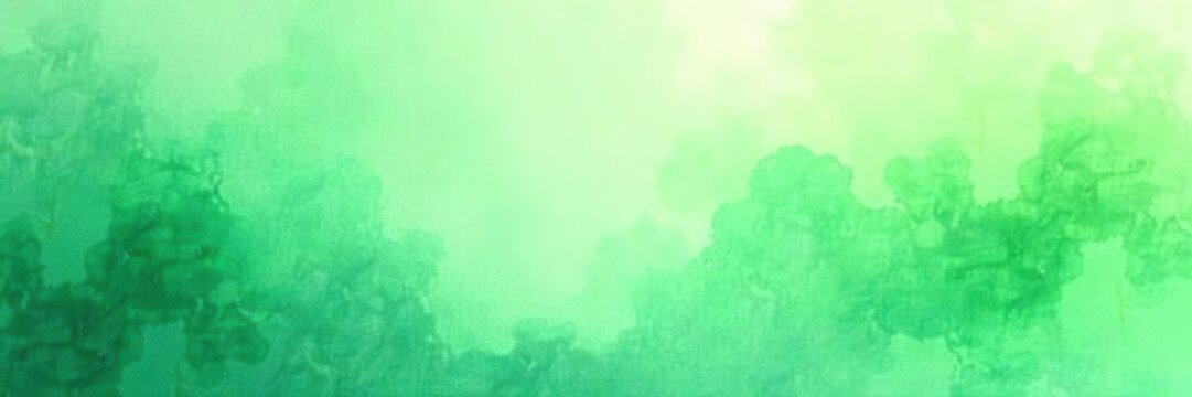 Green watercolor card template, adaptable for various uses, minimalist, design