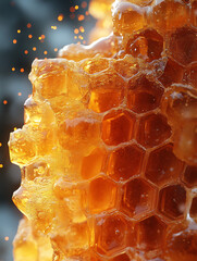 honeycomb with honey