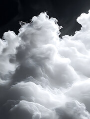 dark blue sky with clouds