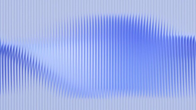 Abstract 3d animation with Reeded Glass effect. Seamless looped video.