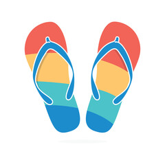 Multicolor Sandal Beach Wear Flipflops