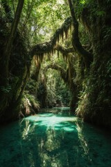 rio, jungla.