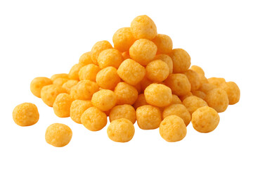 Cheesy puff pile PNG Image