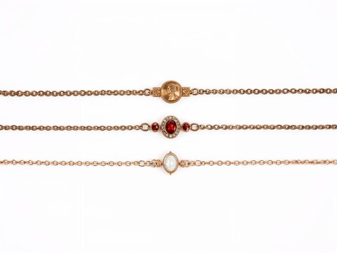 Different armlet design on plain white background