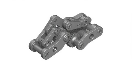 3D Model of a Complex Gear Mechanism