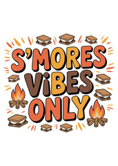 National S'mores Day Quote Typography T-Shirt Design