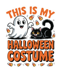 Happy Halloween Spooky Vector Silhouette Pumpkin, Scary Night Horror Typography T-shirt Graphic Clipart Design Template