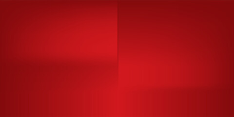 Obraz premium Abstract red gradient background, light and shadow on the backdrop with dimensions, hot tone wall with intense color, horizontal wallpaper.