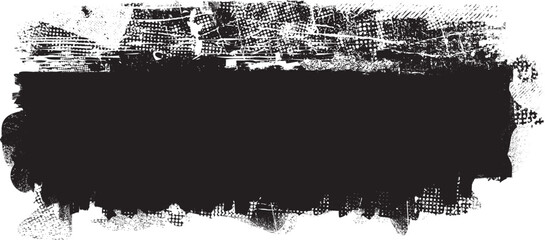 Fototapeta premium Grunge textured banner with rough edges. Speckled texture. Overlay grunge texture . Simply place texture over any object to create grunge effect . Banner with scratched surface for your design.