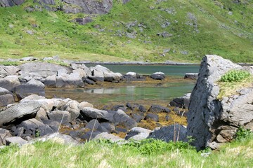 A quiet harbor in the Lofoten Islands, Norway