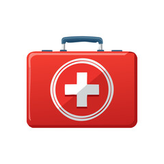 Obraz premium first aid kit isolated