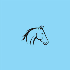 horse head vector illustration