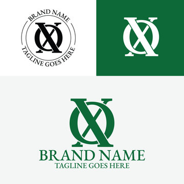 OX logo design, OX vector design idea, OX vectors, OX logo vector templates, XO logo designs, OX monogram logo dessign