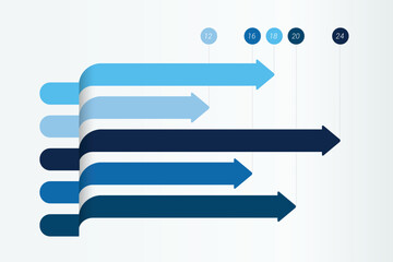 Chart, graph. Simply color editable. Infographic elements.