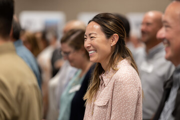 warm gathering filled with gratitude and unity featuring smiling faces and heartfelt interactions