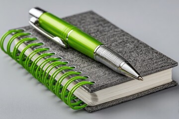 notebook and pen