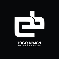 EB EB Logo Design, Creative Minimal Letter EB EB Monogram
