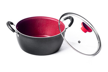 Black and red pan