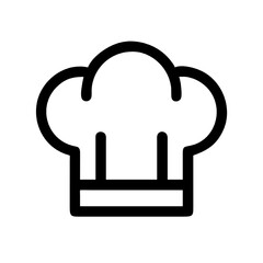Chef Hat Icon Soft Folds & Fluffy Texture Vector Illustration