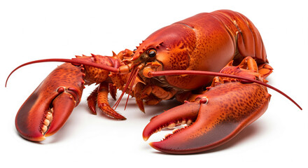 Red lobster claw detail, showcasing textured shell and powerful pincer, representing seafood, culinary arts, or ocean life imagery