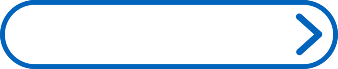 Geometric frame button with arrow accents