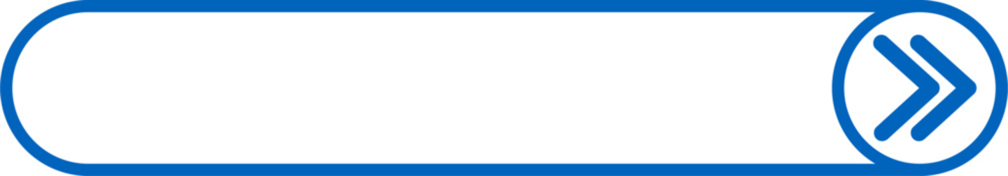 UI button frame with arrow outline concept