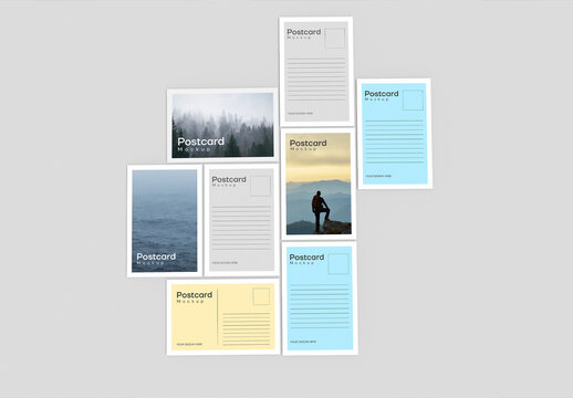 Postcard Mockup Collection