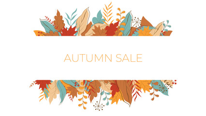 autumn border frame