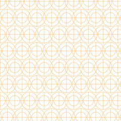 Geometric pattern of overlapping circles and lines