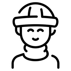 Man with beanie hat and turtleneck sweater