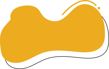 Modern doodle symbols and abstract hand shapes