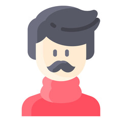 Cool gentleman with turtleneck sweater