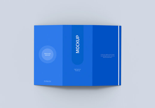 Trifold Brochure Mockup Template