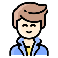 Cool man with coat