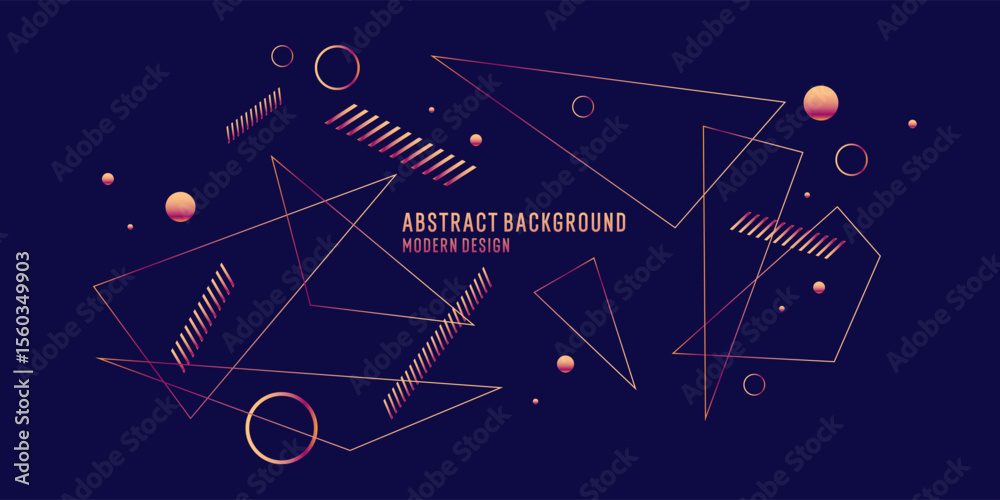 Poster abstract background with simple elements. an image with a composition of geometric elements and shap
