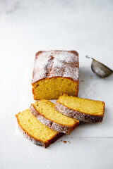 Homemade pumpkin loaf cake