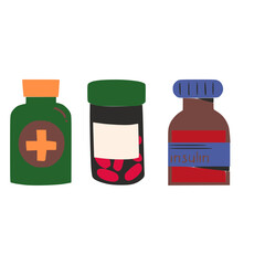Medicine  tablet strip illustration.