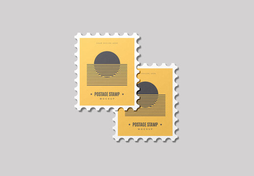 Postage Stamp Mockup