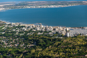 vue aérienne de la Grande Motte