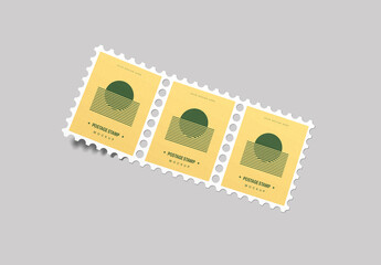 Postage Stamp Mockup