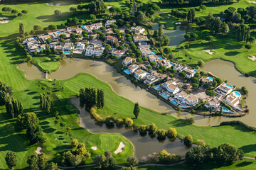 vue aérienne de la Grande Motte