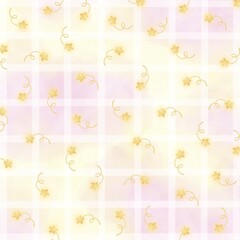 Seamless Star Pattern – Cute and Minimal Celestial Design for Fabric and Wallpaper