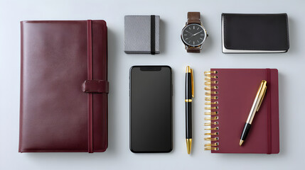 Modern Office Setup with Personal Belongings