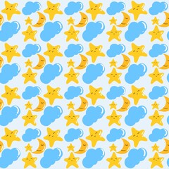 seamless sky pattern