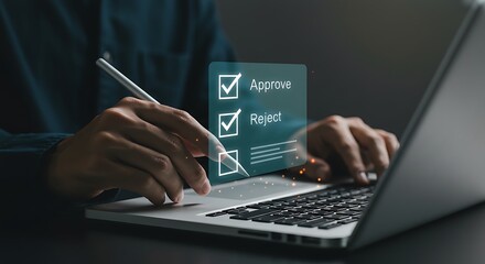 Business Approval Decision Concept