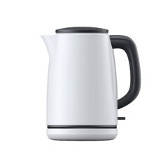 Modern Electric Kettle with Sleek Design for Efficient Boiling in Stylish Kitchen Setting Transparent background or PNG