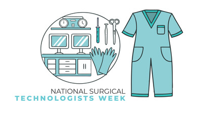 National Surgical Technologists Week. Surgical Concept Design.